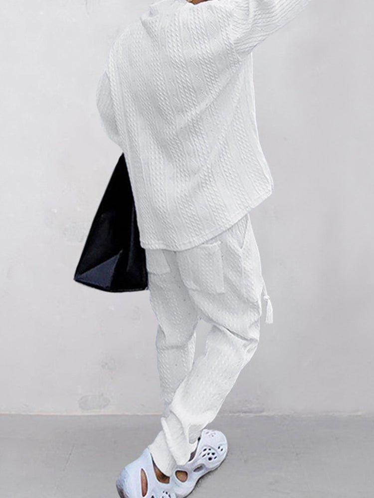 Vapaa-ajan kaapeli-jacquard-setti