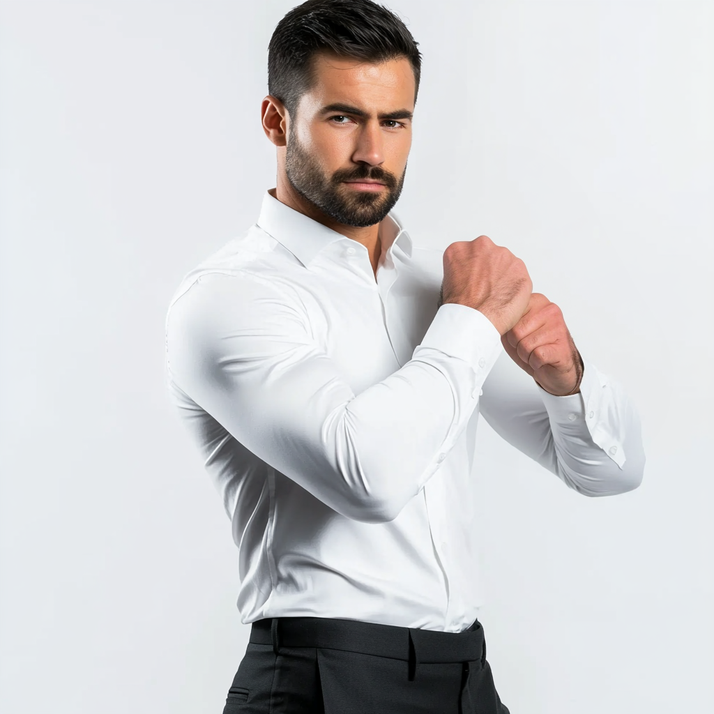 Camicia sartoriale senza rughe